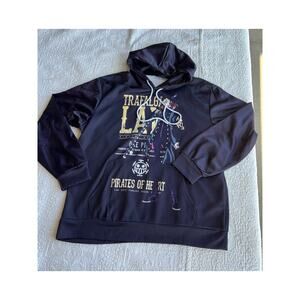 TRAFALGAR Hooded black sweatshirt, adult Size S